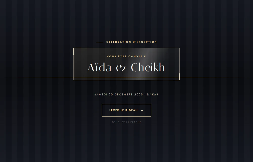 Aperçu du modèle Galerie Prestige