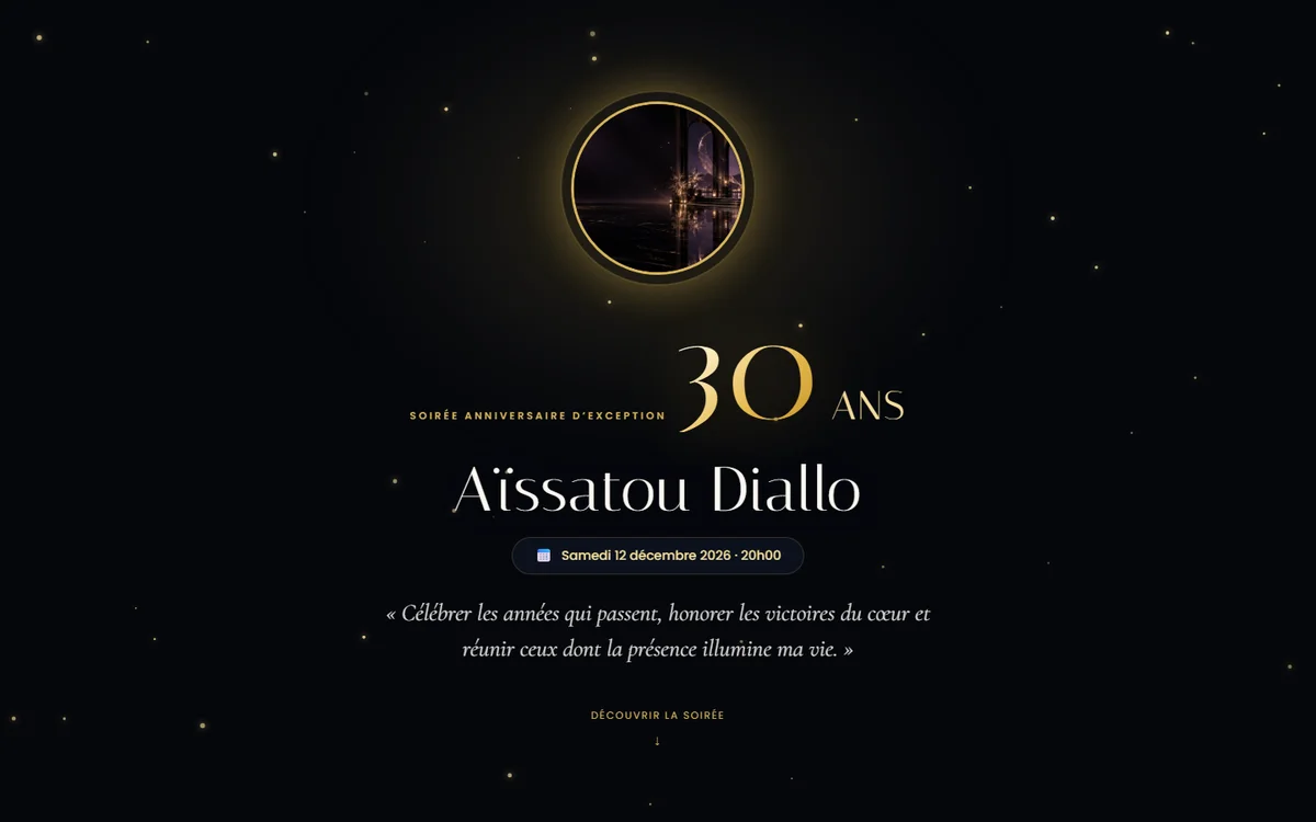 Aperçu du modèle Solstice d’Or